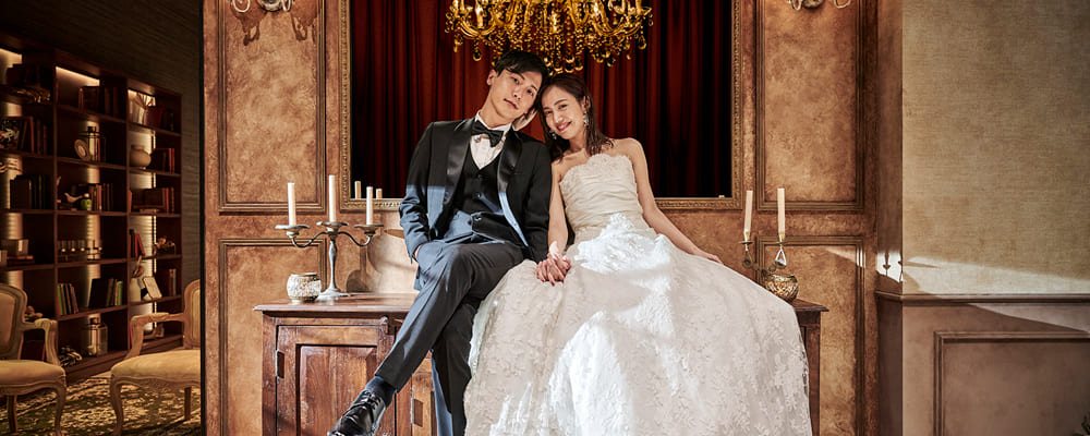 スタジオ3シーン+ロケーション 洋装+和装プラン